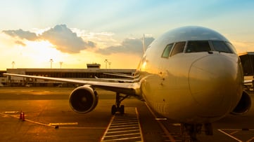 Image of a plane on tarmac